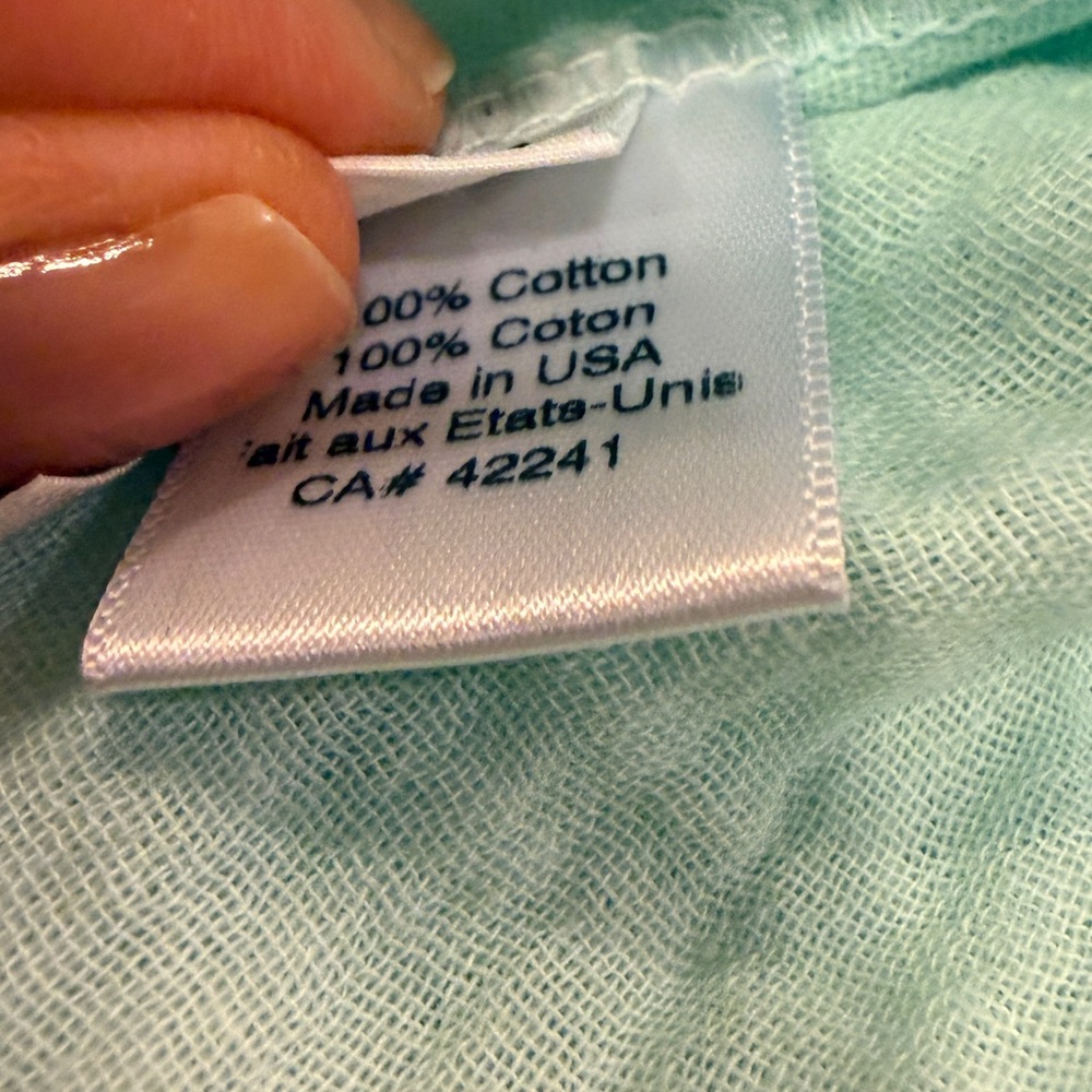 Stark X Women’s Cotton Gauze Mint Color Belted Mini Dress sz M - Picture 9 of 11